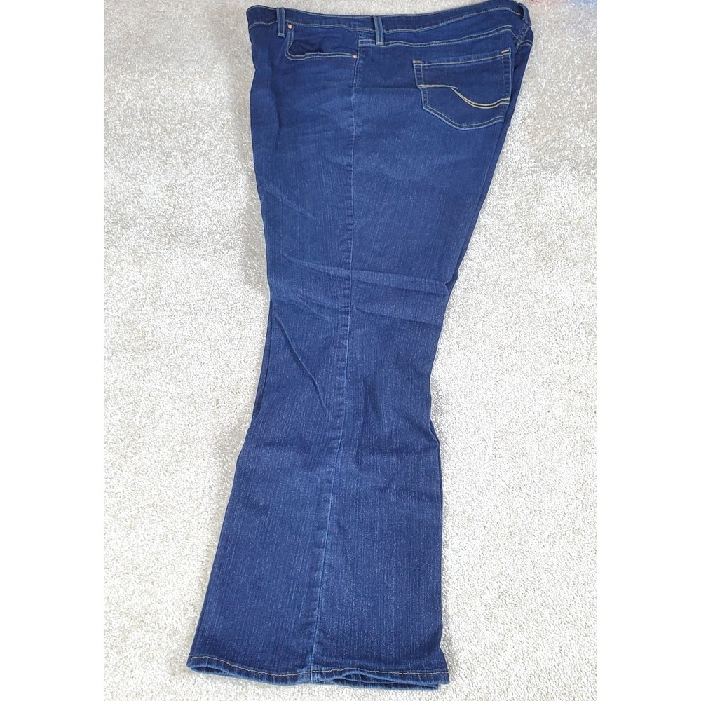 Levis Strauss Signature Women's Jeans Size 24M Mid Rise Boot Cut SeeMeasurements - Picture 4 of 16